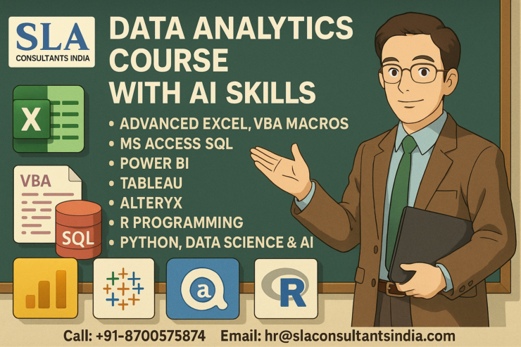 Data Analyst Course in Noida, Sector 17, Free Data Science with AI by SLA Consultants Noida, Update Skills for 2026 Jobs, 