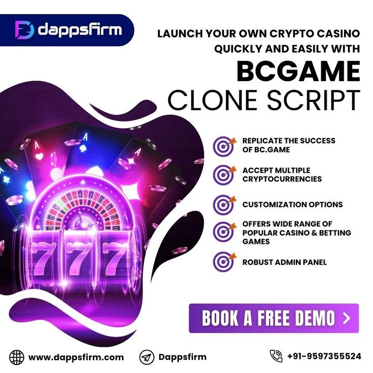 BC.Game Clone Script – The Smart Way to Enter the Crypto Gambling Industry